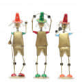 Wrought Iron Human Figurines In Multicolour - front_view