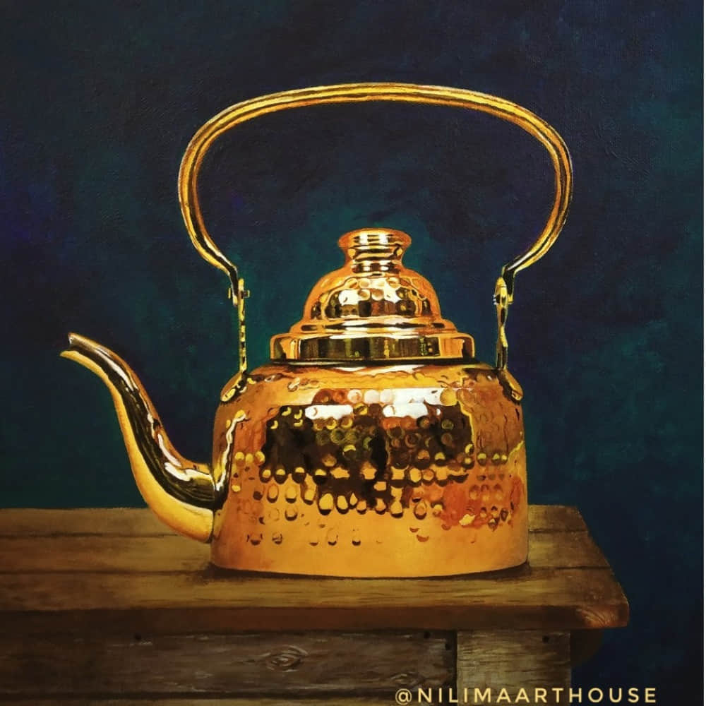 Painting - The King's Teapot - photo