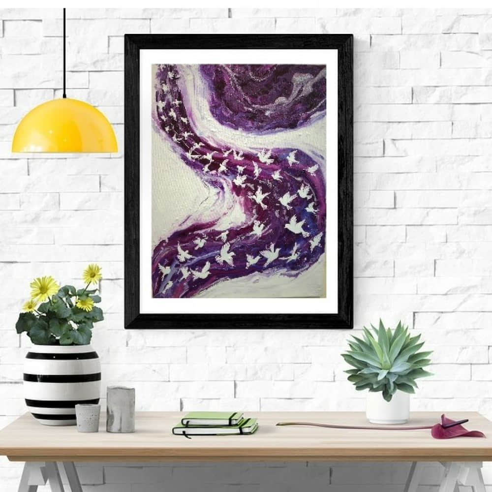 Acrylic Painting - Rejoice - photo