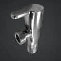 Brass angle valve/cock (fusion) - photo