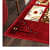 Red Soft Polypropylene Rectangle Shape Carpet (50 X 150 CM ) - photo