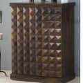 Sheesham Wood Home Bar Cabinet in Walnut Finish - photo