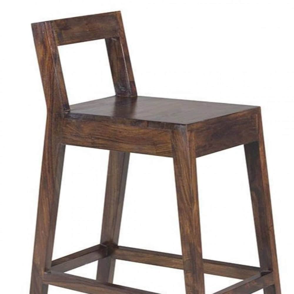 Braxton Wooden bar Stool - photo