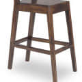 Braxton Wooden bar Stool - rear_view