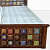WOODEN TILES BED - rear_view