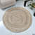 Recho Boho Large (110 cm diameter) Rug Round, Home Decorative, Floor Rag - front_view