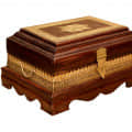 Wooden Box Brass ftd. - photo
