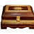 Wooden Box Brass ftd. - front_view