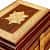 Wooden Box Brass ftd. - top_view
