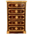Wooden Sideboard Brass FTD - front_view