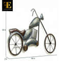 Multicolour Metal Morgan Bike Wall Art - top_view