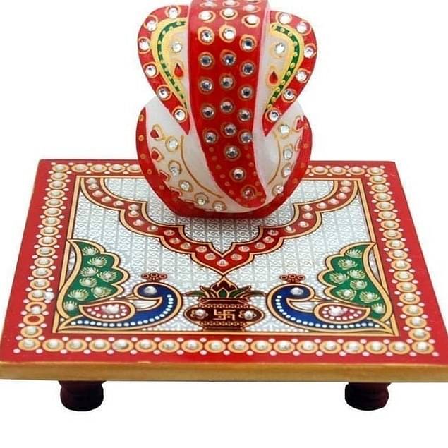 Marble Chowki Ganesha