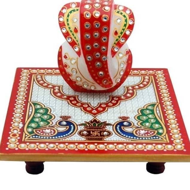 Marble Chowki Ganesha
