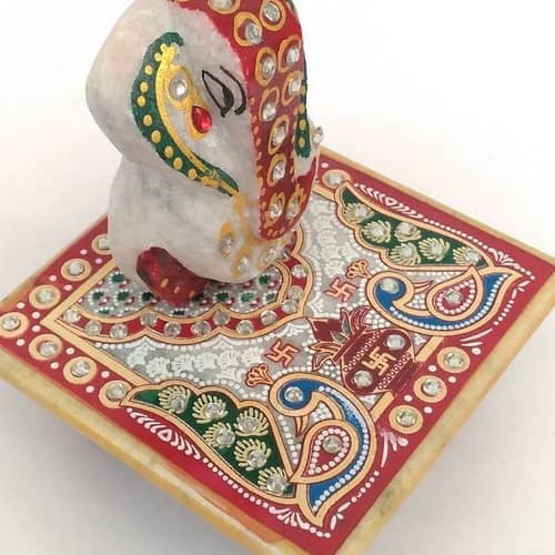 Marble Chowki Ganesha