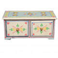 Wooden drawer chest painted - photo