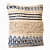 Nomaadi 20 x 20 Inches Cotton & Jute Cushion Denim Ethnic Throw Pillow Cover for Home Decor Hand Woven Rug Pillow Cover for Sofa Antique Design Cushion Cover for Living Room Decor | Pack of 1 - top_view