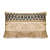 Nomaadi Cotton & Jute Upcycled Denim Lumbar Boho Style Handmade Cushion Cover, Set of 1 (16 x 24 Inches) - rear_view