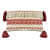 Nomaadi Pink Maktabi Cotton Chenille Handmade Boho Lumbar Cushion Cover with Tassels (16x24 Inches) for Sofa, Bedroom & Living Room - photo