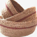 Recho Jute Baskets | Planter Pot Cover | Hand Made | Useful For Decor, Storage, Essentials, Accessories, Craft - rear_view