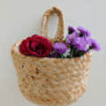 Recho Jute Hanging Baskets | Planter Pot Cover | Hand Made | Useful For Decor, Storage - photo