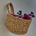 Recho Jute Hanging Baskets | Planter Pot Cover | Hand Made | Useful For Decor, Storage - rear_view