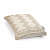 Nomaadi Ankara Cotton Beige Cushion Cover Square Handmade Boho Pillow for Decor Home, Sofa, Couch & Bed Room (18x18 Inches) - top_view