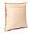 Nomaadi Fuzzy Golden Brown Textured & Tufted Boho Soft Cushion Cover (Pack of 1, 20x20 inch) - rear_view