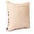 Nomaadi Fuzzy Wine & Neutral Boho Style Handmade Throw/Pillow Cushion Cover (Size- 20x20 inches / 50x50 cms) - rear_view