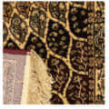 Viscose Carpet, 5x7 FT, 6mm Thick Oriental and Black,beige and multi-color Traditional Carpet - photo