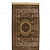 Viscose Carpet, 5x7 FT, 6mm Thick Oriental and Black,beige and multi-color Traditional Carpet - rear_view