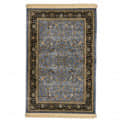 Kashmiri Design Viscose Machine Made Carpet Oriental Blue Color Size 5x7 in feet Washable - photo