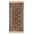 Viscose Carpet, 5X7 FT, 6MM Thick Oriental and Red Traditional Carpet - photo