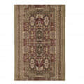 Viscose Carpet, 5X7 FT, 6MM Thick Oriental and Red Traditional Carpet - top_view