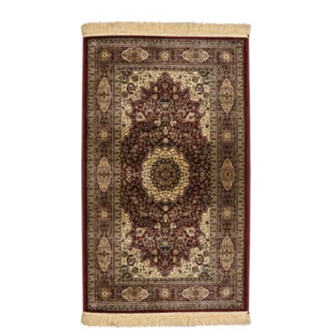 6 mm Thick Oriental And Red Traditional Carpet - top_view