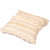 Nomaadi Boho Natural Color Coastal Cotton Soft Cushion Cover with Pillow Insert for Sofa, Bed & Home Decor (Size- 20x20 inches) - top_view