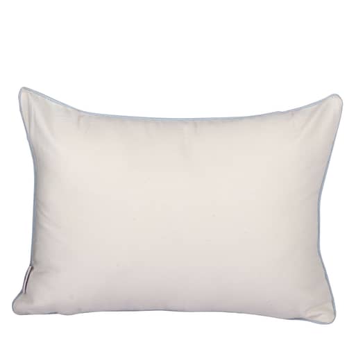 Nomaadi Embroidered Lumbar Egg Cushion Cover for Kids 12x20 inches, Kids Room Decor Pillow Cover for Decoration & Gift - Bed Chair Couch Sofa