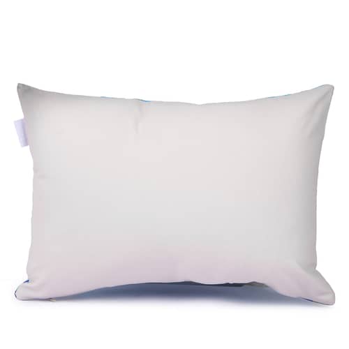 Nomaadi Blue Geometrical Embroidered Lumbar Cushion Cover 12x20 inches Home Decor Decorative Throw Pillow Living Room Bed Sofa Chair