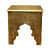 Golden Wooden Stool - photo