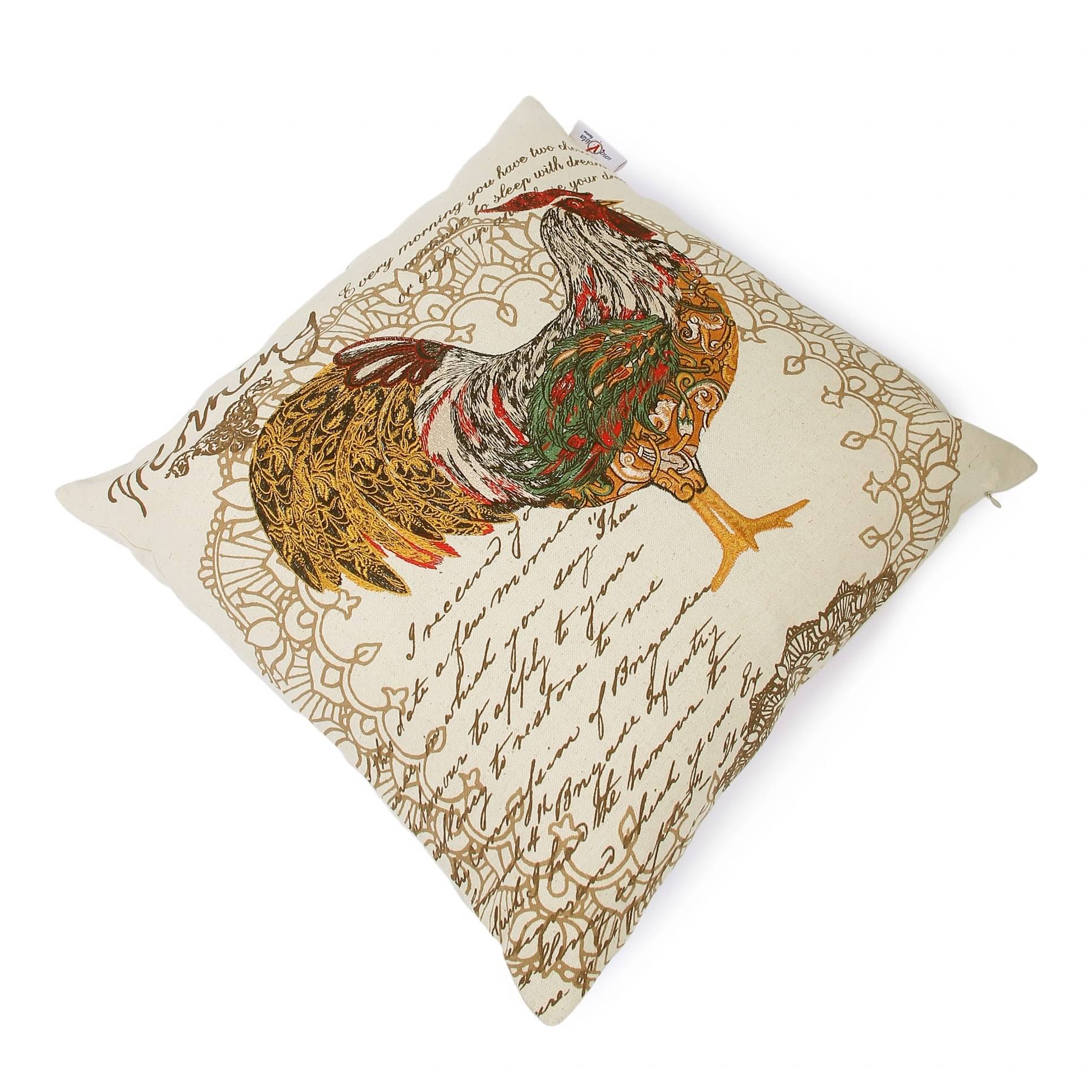 Nomaadi Rooster Farmhouse Cushion Cover