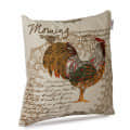 Nomaadi Rooster Farmhouse Cushion Cover - rear_view