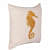 Nomaadi Embroidered Sea Horse Handcrafted Cushion Cover (18X18 inches) Decorative Pillow for Sofa, Bed, Couch, Living Room in Cotton Fabric - rear_view