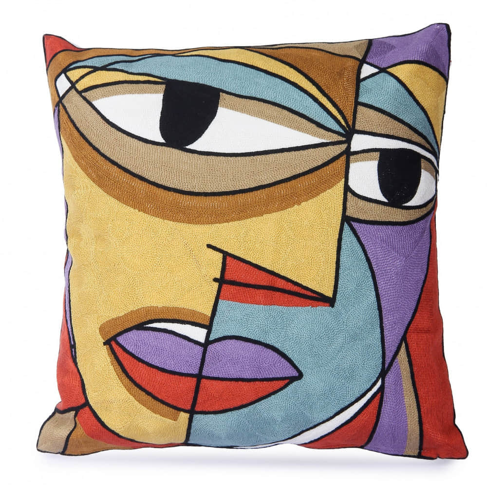 Nomaadi Dual Face Abstract Art Cushion Cover - photo