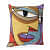 Nomaadi Dual Face Abstract Art Cushion Cover - top_view