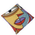 Nomaadi Dual Face Abstract Art Cushion Cover - rear_view