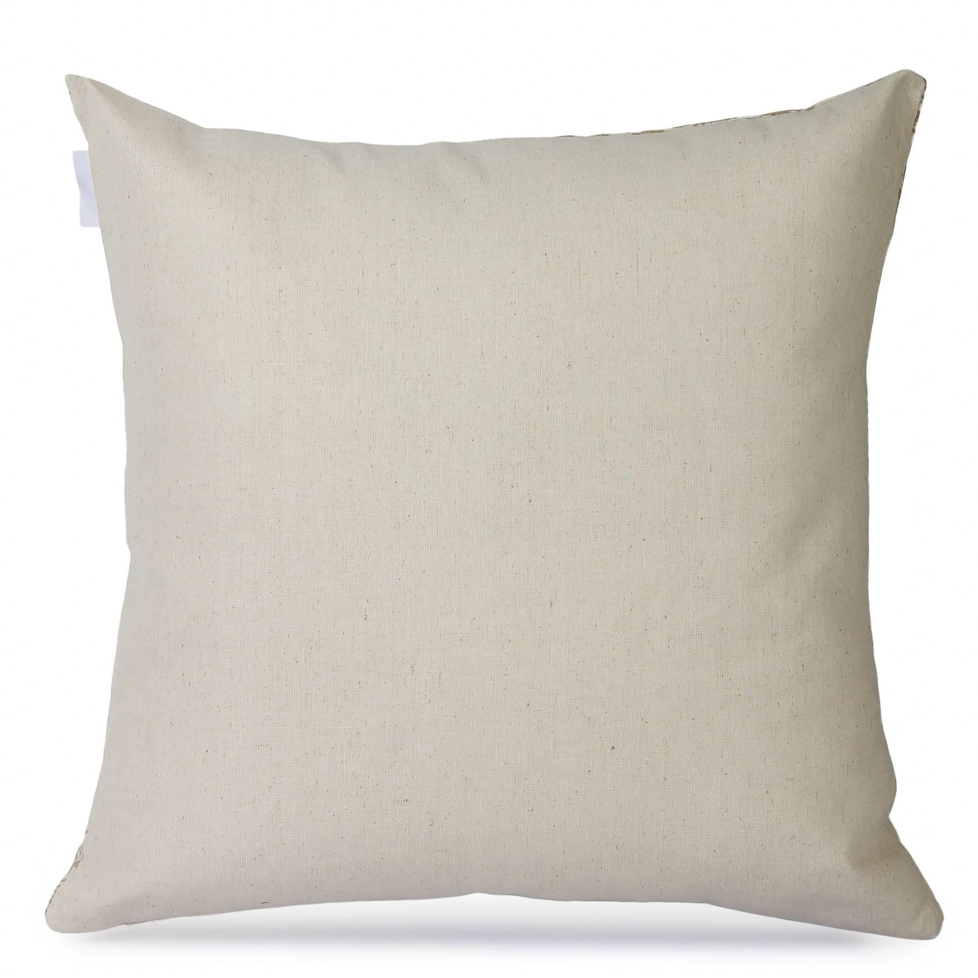 Nomaadi Red Parrot Embroidered Pillow Cover 18*18 inches Decorative Kids Room Cushion Cover for Bedroom Sofa Chair Couch