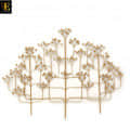 Wrought Iron Golden Arindam Tree Wall Decorative - front_view