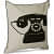 Nomaadi Retro Telephone 18x18 inches Decorative Cushion Cover | Retro Style Throw Pillowcase for Sofa Bed Couch Kids Room Home Decor - top_view