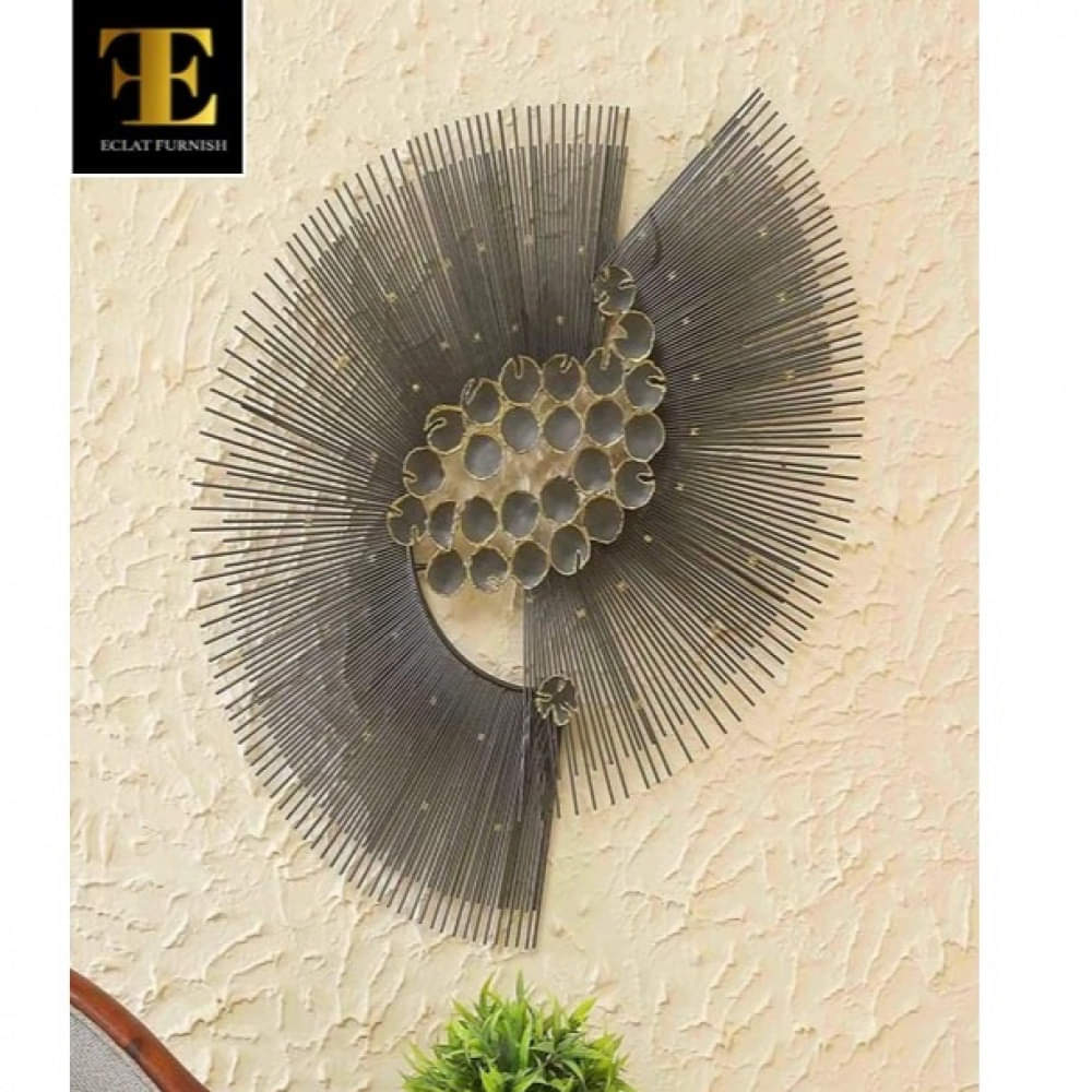 Multicolour Metal Atlas Decorative Wall Art - photo