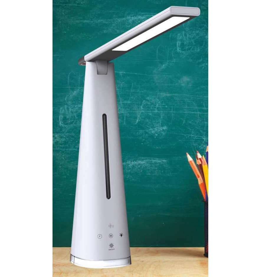 Led Table Lamp With Bladless Fan - top_view