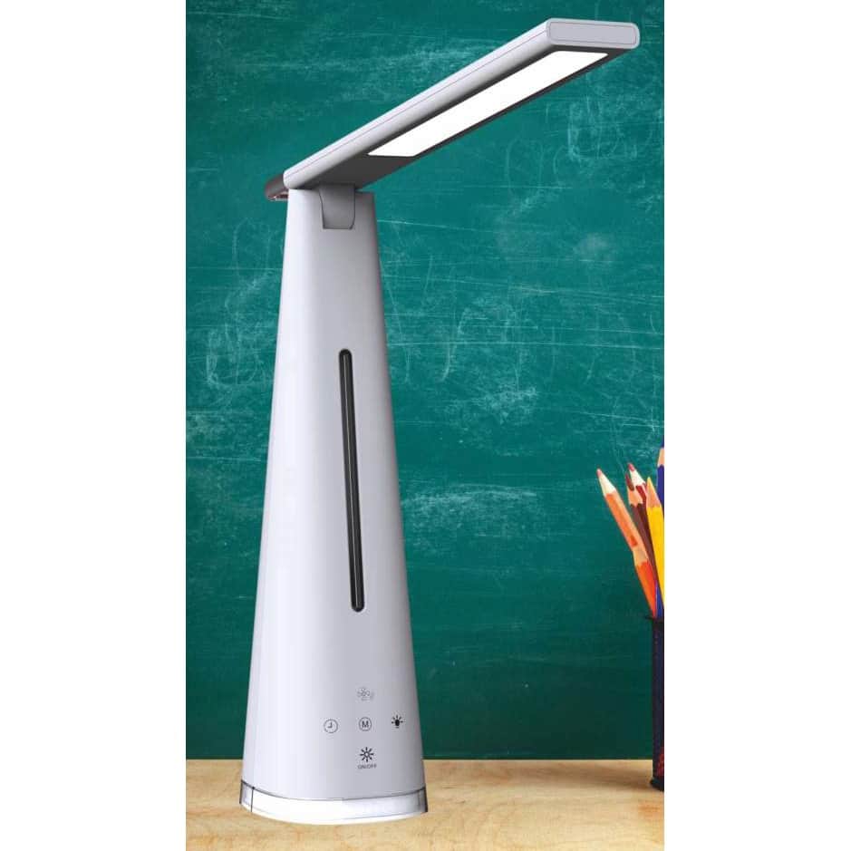 Led Table Lamp With Bladless Fan - rear_view